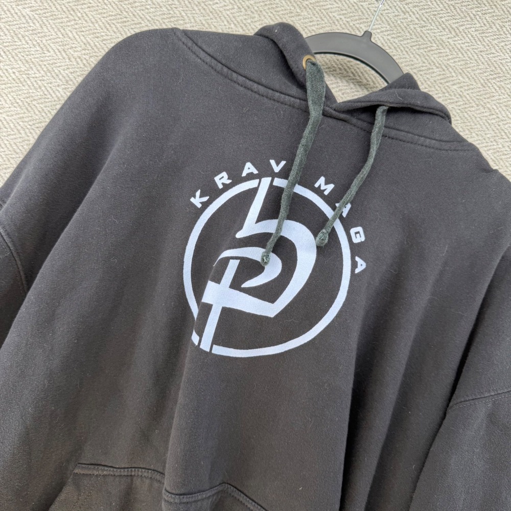 OTC Sports Hoodie XX-Large Black Cotton Krav Maga Graphic Martial Arts Pullover